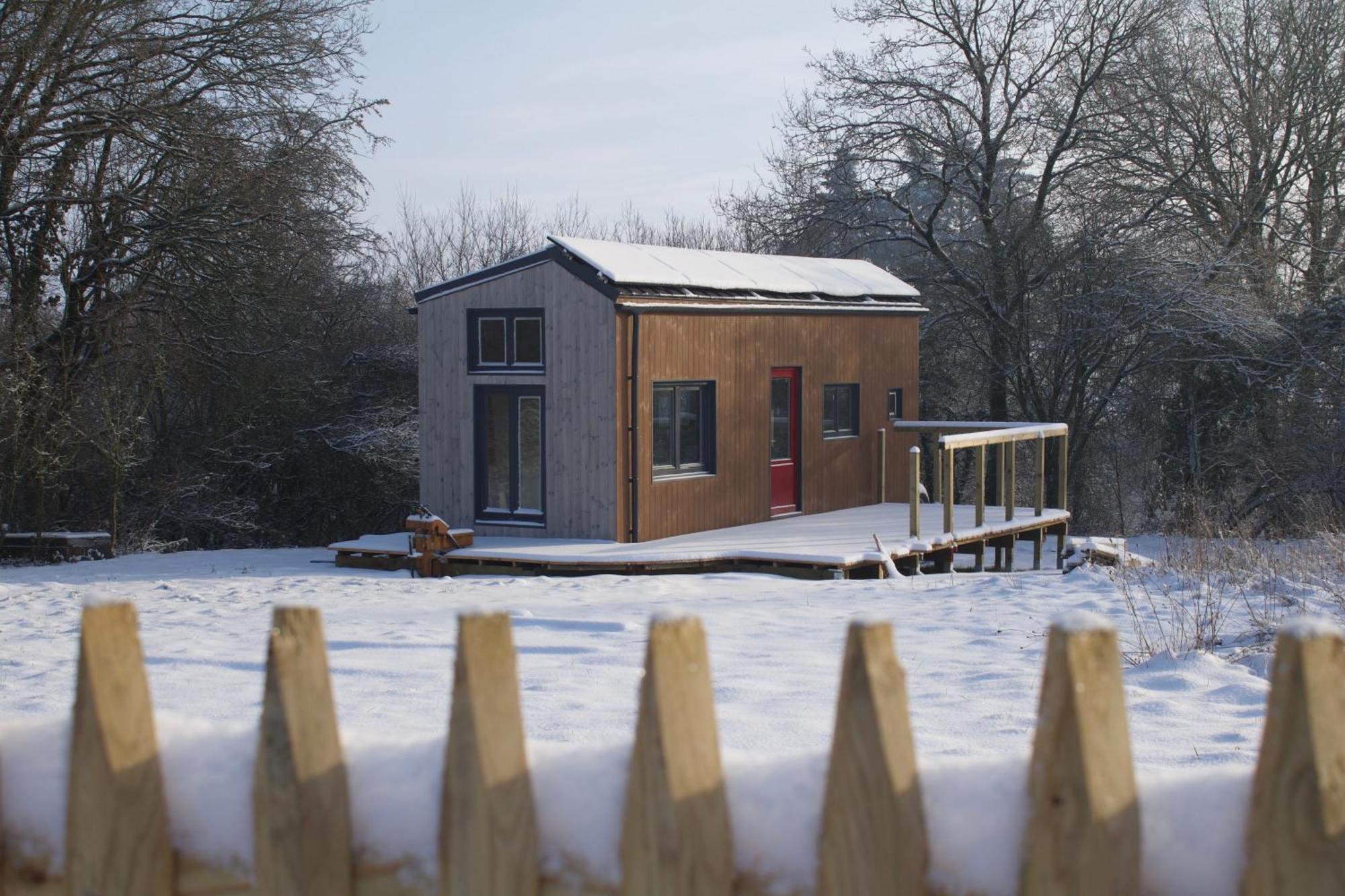 Tiny House Les Jours Heureux Sejour Nature Pres De Dinant Et Des Lacs De L Eau D Heure Villers-le-Gambon Eksteriør billede