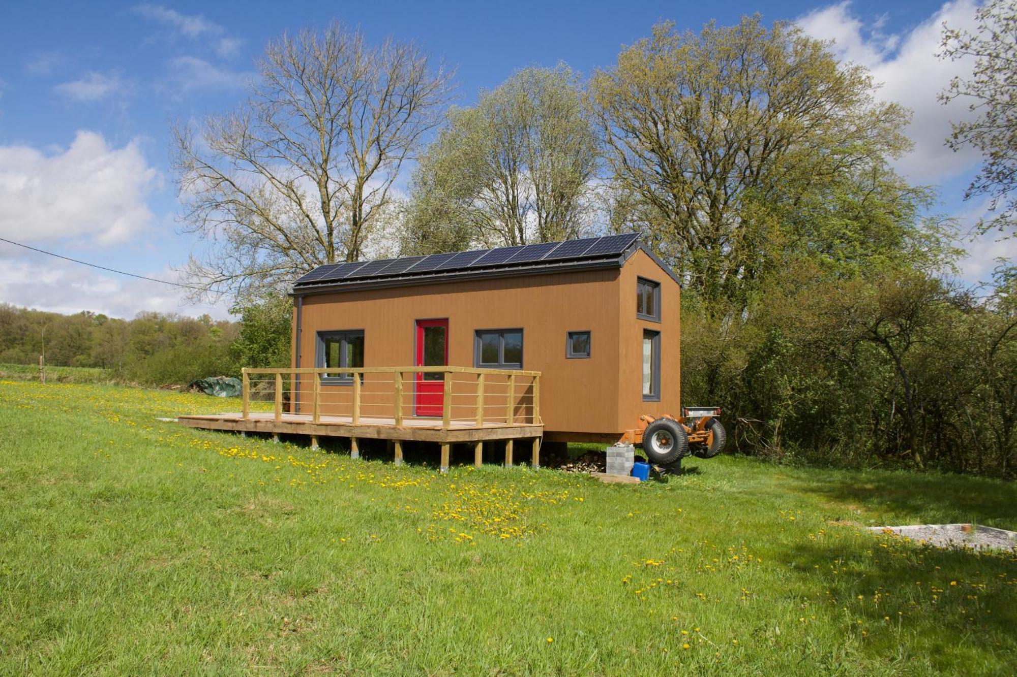 Tiny House Les Jours Heureux Sejour Nature Pres De Dinant Et Des Lacs De L Eau D Heure Villers-le-Gambon Eksteriør billede