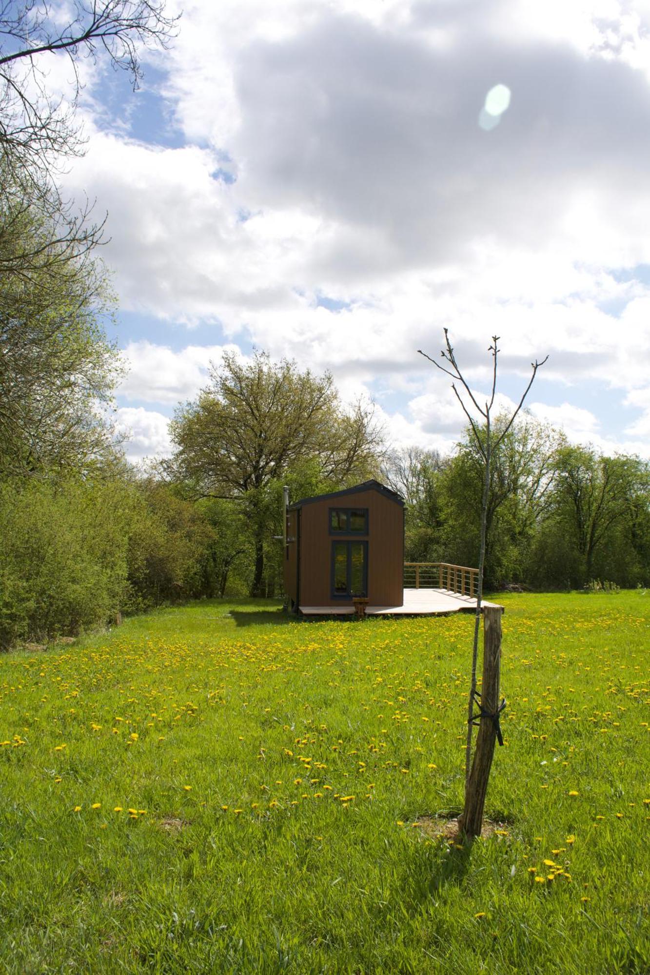 Tiny House Les Jours Heureux Sejour Nature Pres De Dinant Et Des Lacs De L Eau D Heure Villers-le-Gambon Eksteriør billede